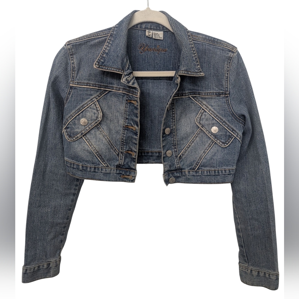 Younique Cropped Denim Jacket M